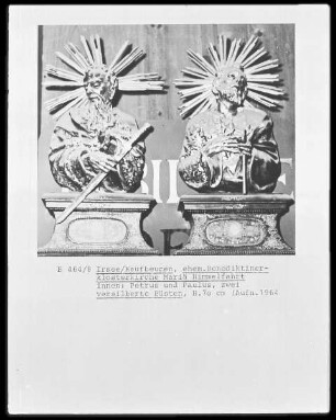 Büsten von Petrus und Paulus