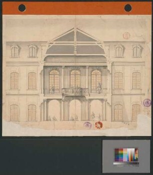 Mittelbau einer Schlossanlage