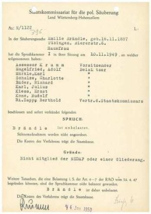 Brändle, Emilie