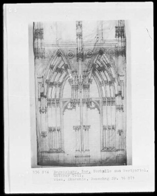 Regensburg, Domkirche Sankt Peter, Vorhalle zum Westportal