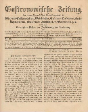 No. 29 (Juli 1842)