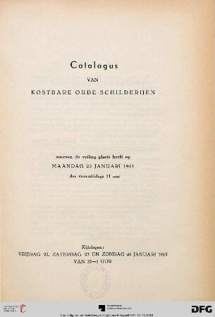Catalogus