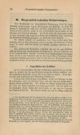 Bergrechtlich-technische Erläuterungen