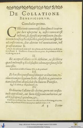 De Collatione Beneficiorum