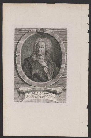 Porträt Christian Wolff (1679-1754)