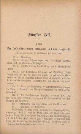 Fünfter Teil