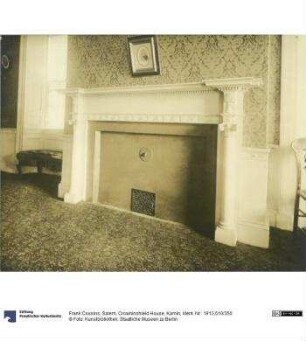 Salem, Crowninshield House, Kamin