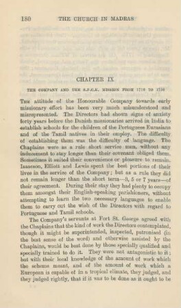 Chapter IX. The Company and the S.P.C.K. Mission from 1710 to 1750
