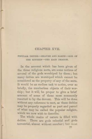 Chapter XVII. Popular Deities - Heaven and Earth - God of the Kitchen - The Rain Dragon.