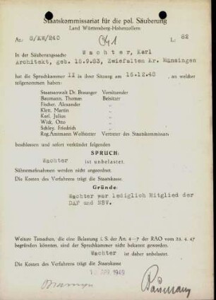 Wachter, Karl