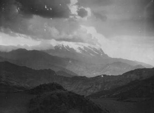 Blick auf die Westseite des Illimani vom Passe de Las Animas