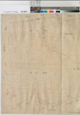 Eichlinghofen (Dortmund), Rüdinghausen (Witten), Teilung der Eichlinghofer Mark, Bl.1 Brouillonkarte Ardey