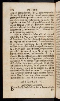 154-164, Articulus VII