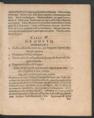 Caput IV. De Gustu