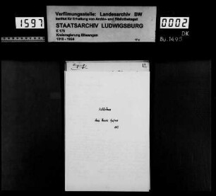 Bürgerrechtsangelegenheiten zu Bühlertann