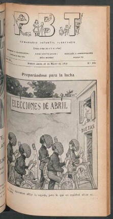 Preparándose para la lucha - [Caricatura]