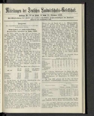 Beilage Nr. 34 zu Stück 34 vom 13. Oktober 1900.
