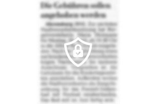 Die Gebühren sollen angehoben werden