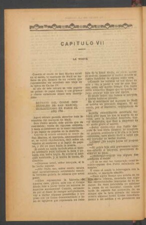Capítulo VII - La visita