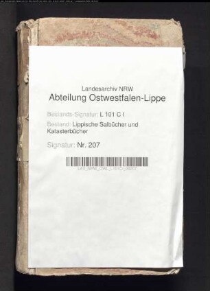 Salbuch der Vogtei Schötmar von 1721, Bd. 1