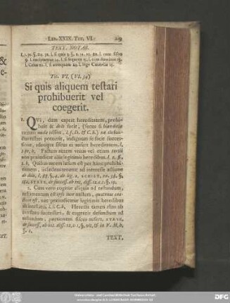 Tit. VI. (VI. 34.) Si quis aliquem testari prohibuerit vel coegerit.