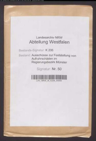 Schadenssache Westfälische Kraftwagen - Gesellschaft zu Hagen