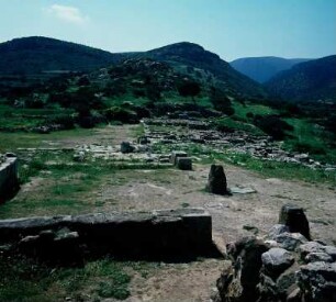 Gournia (Kreta). Palasthof und Agorá