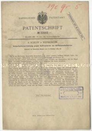 Patentschrift einer transportablen Rübenwaschmaschine, Patent-Nr. 30044