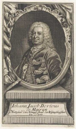 Bildnis des Iohann Iacob Dortous de Mairan