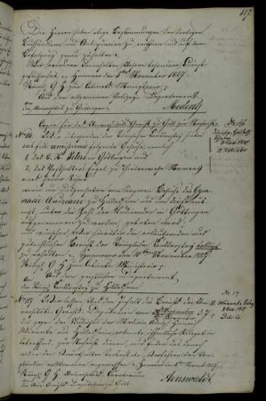 Aufnahmegesuch der Gymnasiasten Peters und Engel aus Hildesheim.