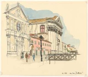 Skizzen: Promenade in Venedig
