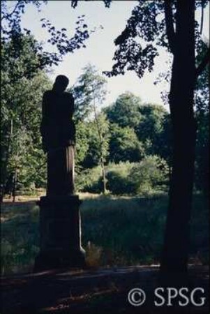 Potsdam, Park Sacrow, Thusnelda-Statue.