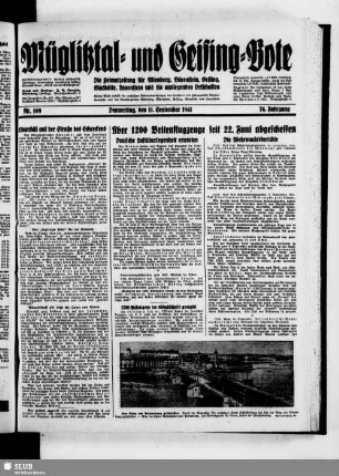 Müglitztal- und Geising-Bote : die Heimatzeitung für Altenberg, Bärenstein, Geising, Glashütte, Lauenstein und die umliegenden Ortschaften