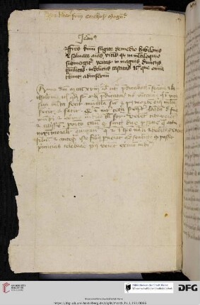 Dictum Hieronymi und Notiz über den Bussprediger Vincentius Ferrerius