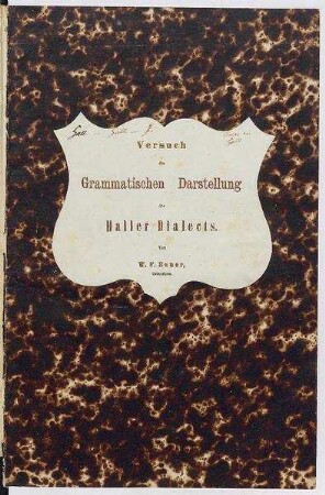 Sprachaufsatz aus Hall OA Hall