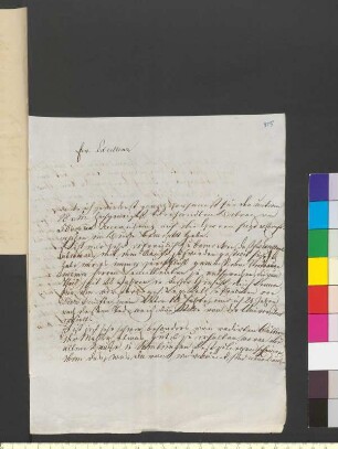 Brief von Weigel, Johann August Gottlob an Goethe, Johann Wolfgang von