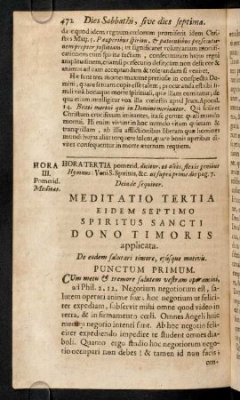 472-477, Hora III - IV