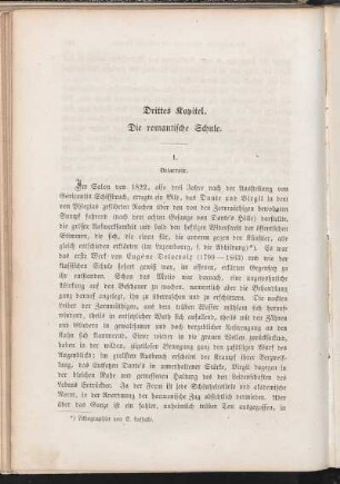 Drittes Kapitel. Die romantische Schule.