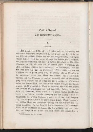 Drittes Kapitel. Die romantische Schule.