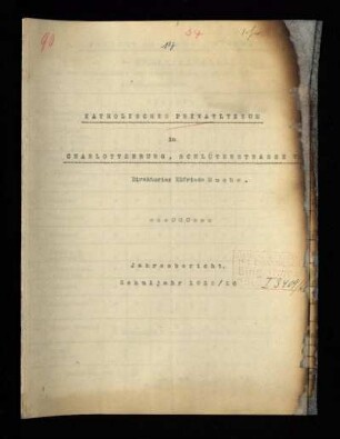 1925/26: Jahresbericht Schuljahr ... - 1925/26
