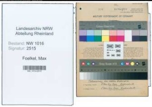 Entnazifizierung Max Foelkel , geb. 22.03.1905 (Arbeiter)