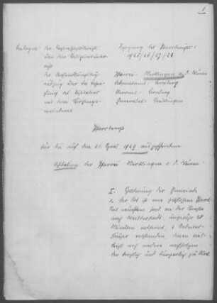 Merklingen (Weil der Stadt): Pfarrbericht 1929, mit Nachtrag 1931