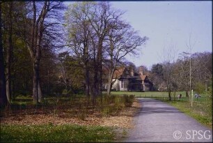 Potsdam, Neuer Garten, Uferweg von der Eremitage uín Richtung Cecilienhof.