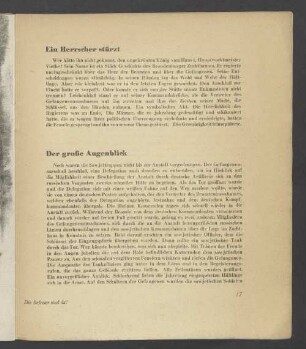 Der große Augenblick