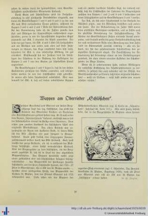 Wappen am Oberrieder "Schlösschen".