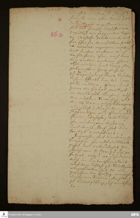 Reisebericht von Georg Heinrich Neubauer.