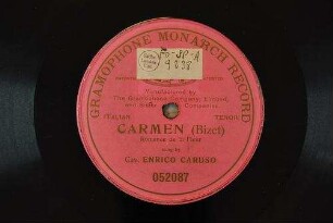 Carmen : Romance de la fleur / (Bizet)