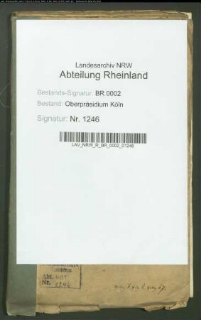 Bildung der Landwehr-Kavallerie