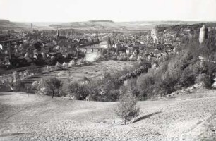 Bad Kösen : Stadtansicht saaleabwärts