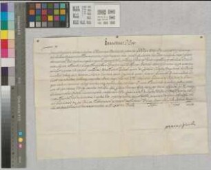 Papst Innocenz XI. gratuliert Fürstbischof Ferdinand von Paderborn und Münster zum Regierungsantritt im Bistum Münster.